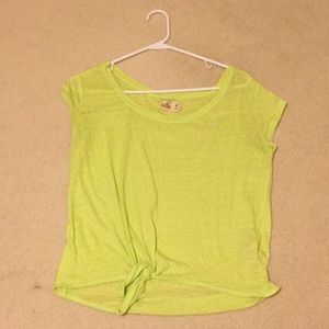 Lime green shirt